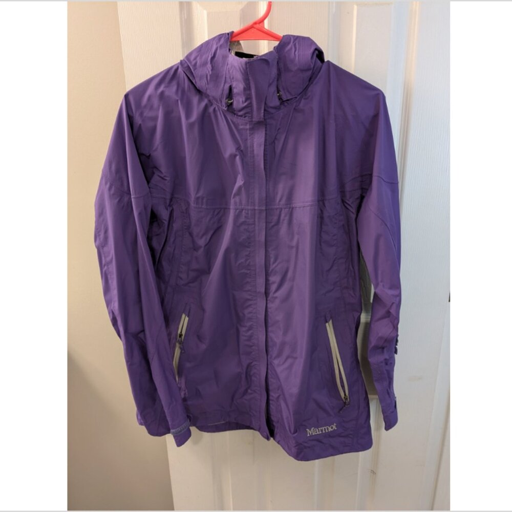 Purple Marmot women's rain coat, size L